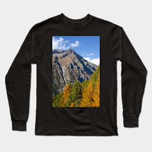Mettelhorn, Zermatt, Valais, Switzerland, Europe, autumn Long Sleeve T-Shirt